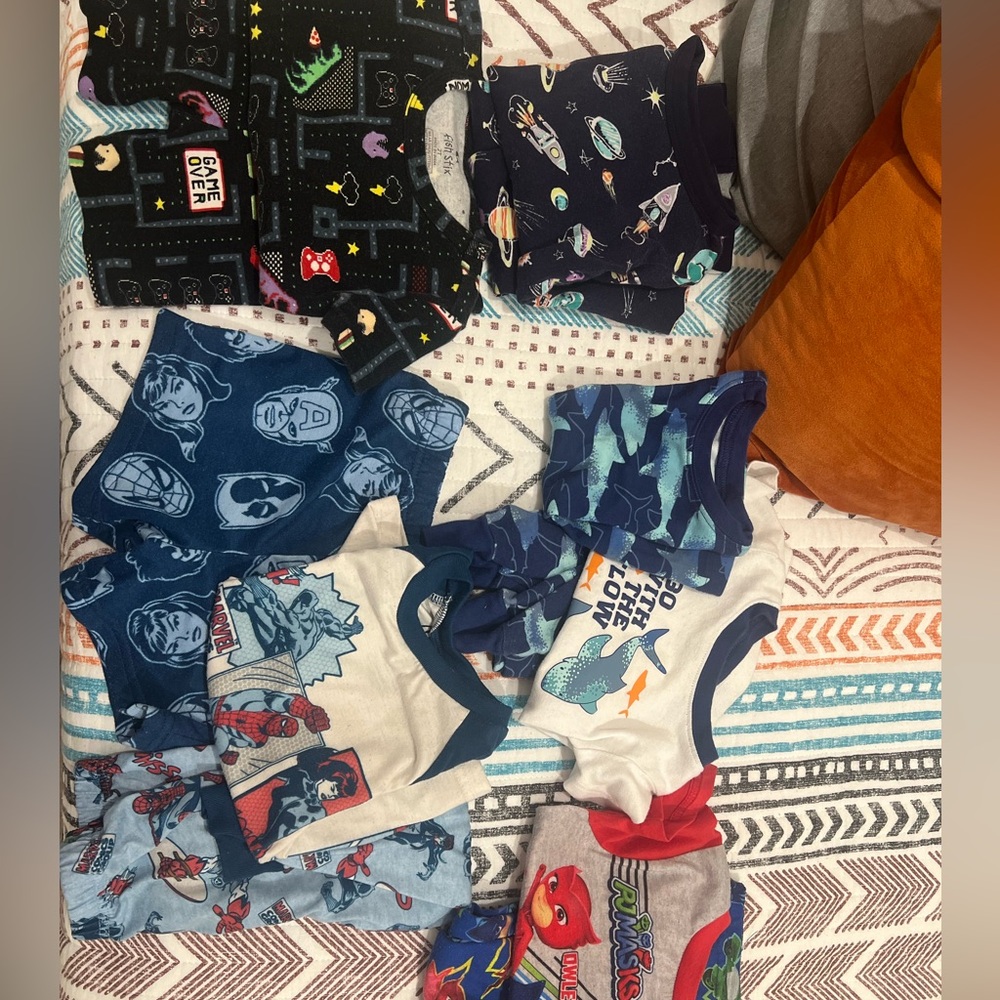 Toddler boy pajamas 2T